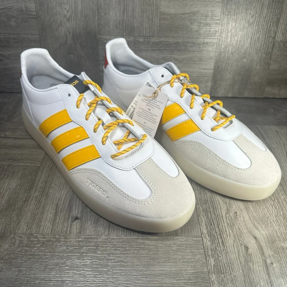 Adidas Barreda Decode Grambling State Tigers Men 11.5 White Yellow NEW KJ6845